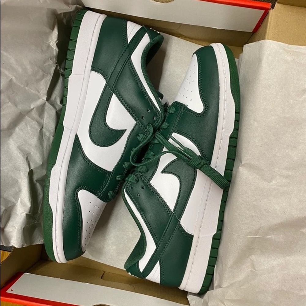 Men’s Spartan Green Dunk Low